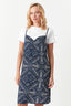 Navy Scarf 2 In 1 Dress - Select Fashion