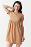 Pebble Textured Smock Dress - Select Fashion