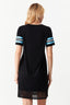 Blue Slogan Tshirt Dress - Select Fashion