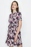 Multi Collarless Printed Shirt Dress - Select Fashion