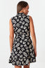 Mono Floral Sleeveless Shirt Dress - Select Fashion