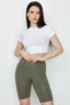 Khaki Cycling Shorts - Select Fashion