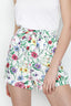 Multi Floral Belted Pull On Short - Select Fashion