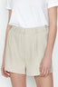 Sand Pleated Tailored Short - Select Fashion
