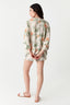 Multi Tropical Floral Textured Shorts - Select Fashion