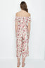 Multi Floral Bardot Shirred Jumpsuit - Select Fashion