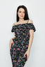 Multi Floral Bardot Belted Jumpsuit - Select Fashion