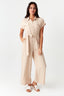 Stone Utility Viscose Jumpsuit - Select Fashion