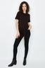 Bitter Chocolate Tie Front Oversized Tee - Select Fashion