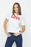 Optic White Love Slogan Tee - Select Fashion