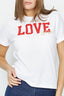 Optic White Love Slogan Tee - Select Fashion