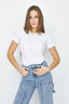 Optic White Raglan Cut Out Rib Bodysuit - Select Fashion