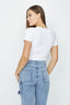 Optic White Raglan Cut Out Rib Bodysuit - Select Fashion