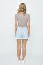 Pebble Hotfix Diamante Heart Top - Select Fashion