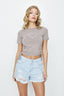 Pebble Hotfix Diamante Heart Top - Select Fashion