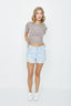 Pebble Hotfix Diamante Heart Top - Select Fashion