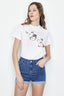 Optic White Tie Back Tee - Select Fashion