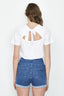 Optic White Tie Back Tee - Select Fashion