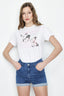 Optic White Tie Back Tee - Select Fashion