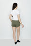 Optic White Knot Detail Tee - Select Fashion