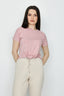 Powder Pink Knot Detail Tee - Select Fashion