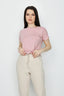 Powder Pink Knot Detail Tee - Select Fashion