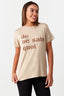 Sand Je Ne Sais Quoi Oversized Tee - Select Fashion
