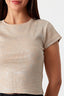 Sand All Over Foil Tee - Select Fashion