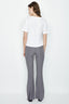 Optic White Airtex Trim Tee - Select Fashion