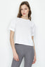 Optic White Airtex Trim Tee - Select Fashion