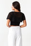 Black Airtex 2In1 Top - Select Fashion