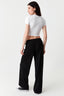 White L`Amour Hotfix Crop Tee - Select Fashion