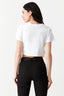 White Diamante Fringe Freedom Hawaii Tee - Select Fashion