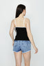 Black Bow Front Vest - Select Fashion