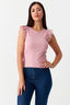 Pink Lace Frill Vest - Select Fashion