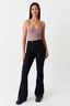 Mocha Basic Seam Bodysuit - Select Fashion