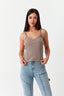 Mink Lace Trim Cami - Select Fashion