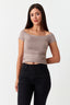 Pebble Slinky Shoulder Top - Select Fashion
