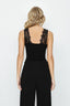 Black Lace Panelled Bodysuit - Select Fashion
