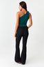 Ivy Green One Shoulder Ruffle Top - Select Fashion