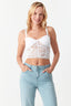 White Crochet Lace Bralet - Select Fashion