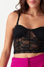 Black Lace Bralet - Select Fashion