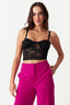 Black Lace Bralet - Select Fashion