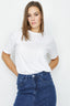Optic White Basic Oversized Tee - Select Fashion