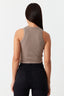 Pebble Ribbed Racer Crop Vest - Select Fashion