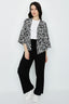 Mono Zebra Kimono Cover Up - Select Fashion