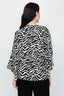 Mono Zebra Kimono Cover Up - Select Fashion