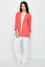 Salmon Pink Edge to Edge Soft Jacket - Select Fashion
