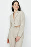 Sand Crop Tailored Jacket - Select Fashion