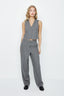 Grey Pinstripe Waistcoat - Select Fashion